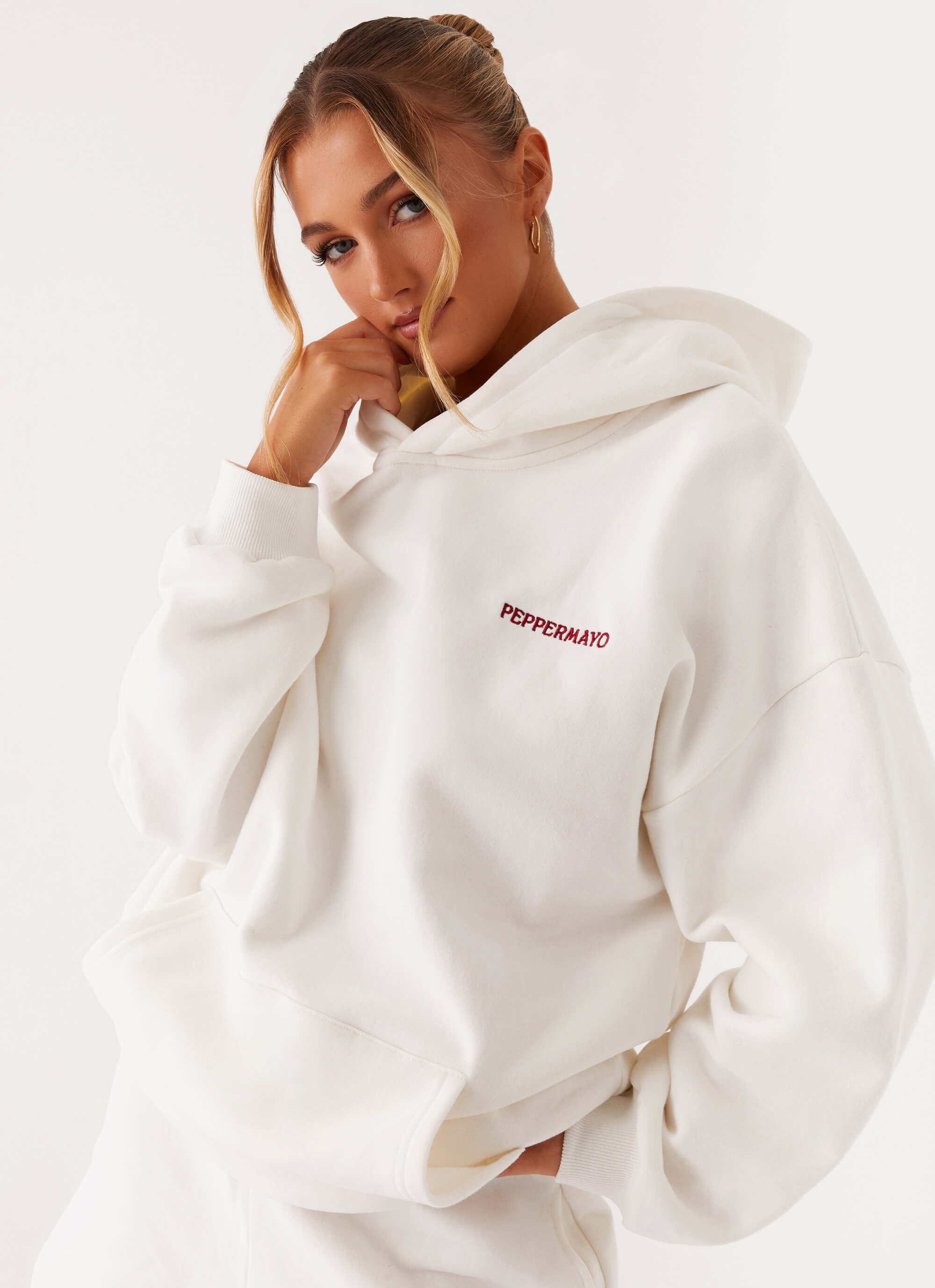 Signature Oversized Hoodie - Ivory